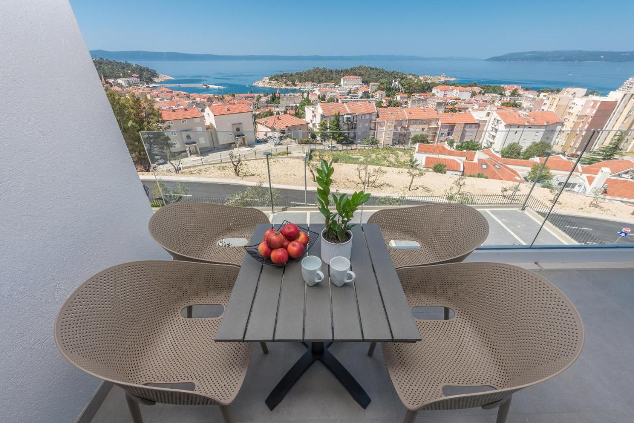 Luxury Adria Sea & City View Apartment Makarska Exterior photo