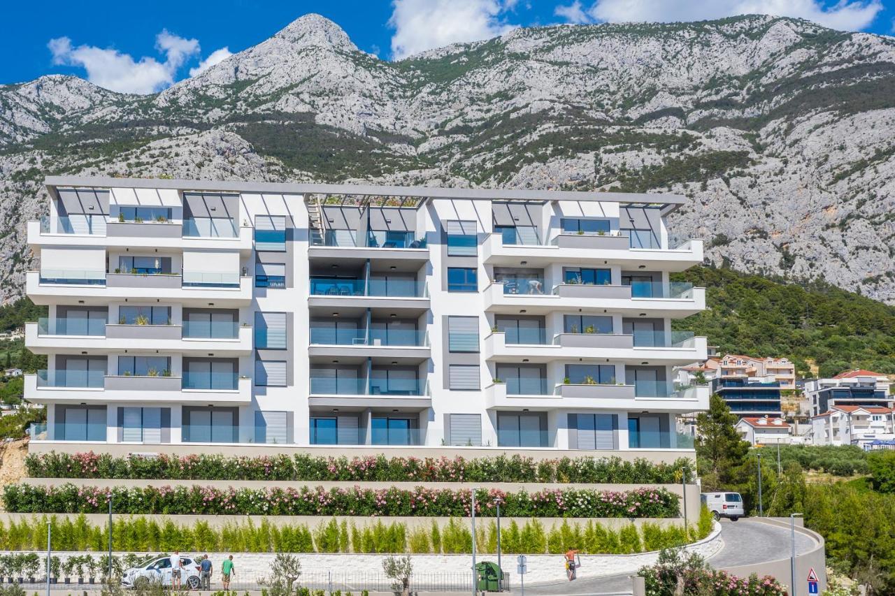Luxury Adria Sea & City View Apartment Makarska Exterior photo