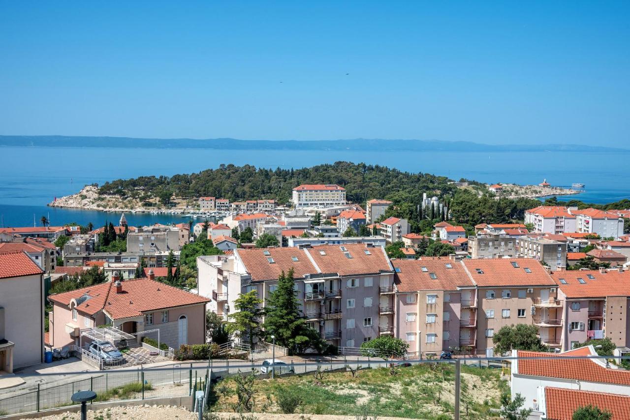 Luxury Adria Sea & City View Apartment Makarska Exterior photo