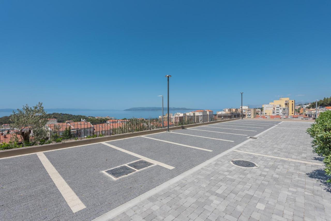 Luxury Adria Sea & City View Apartment Makarska Exterior photo