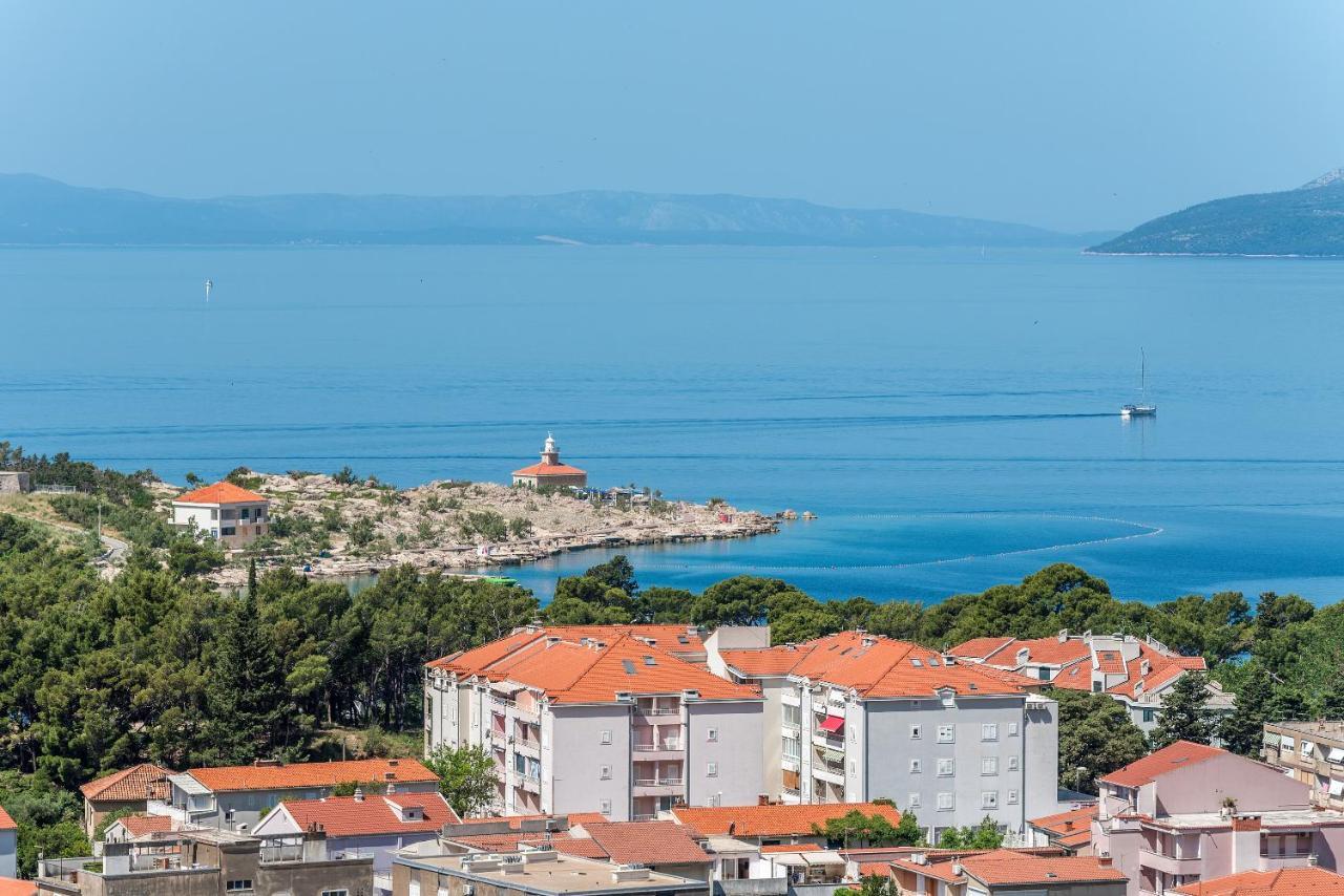 Luxury Adria Sea & City View Apartment Makarska Exterior photo
